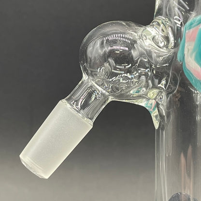 14mm 45° ash catch (teeth) glass art - premium handcrafted piece