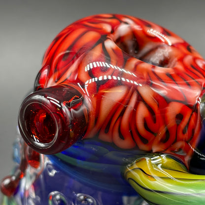 Brain Bubbler by Leviathan Glass - artisan detail