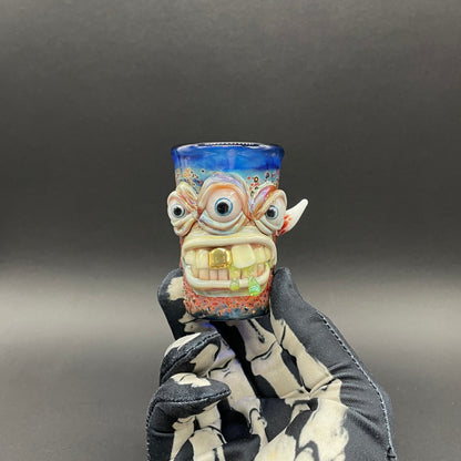 Triclops shot glass