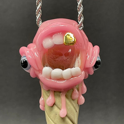 Ice scream cone pendant