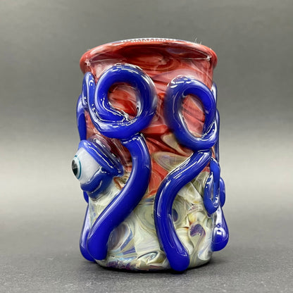 Leviathan Glass kraken glass cup - hand-blown art