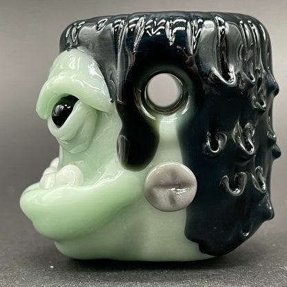 Premium Glass Frankenstein pendant - collectible glass art