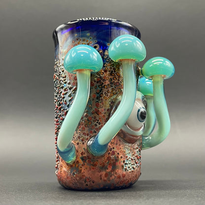 Premium Marina mushroom shot glass - collectible glass art