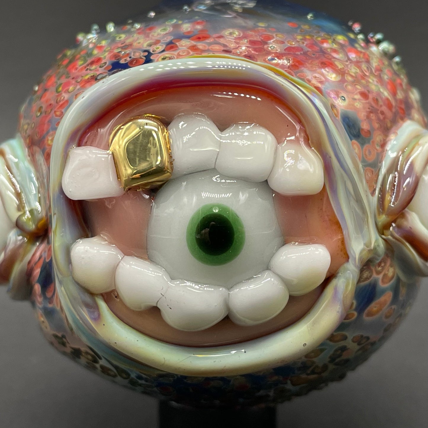 Leviathan Glass Lemmy kilmister ornament - hand-blown art