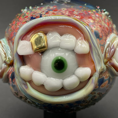 Leviathan Glass Lemmy kilmister ornament - hand-blown art
