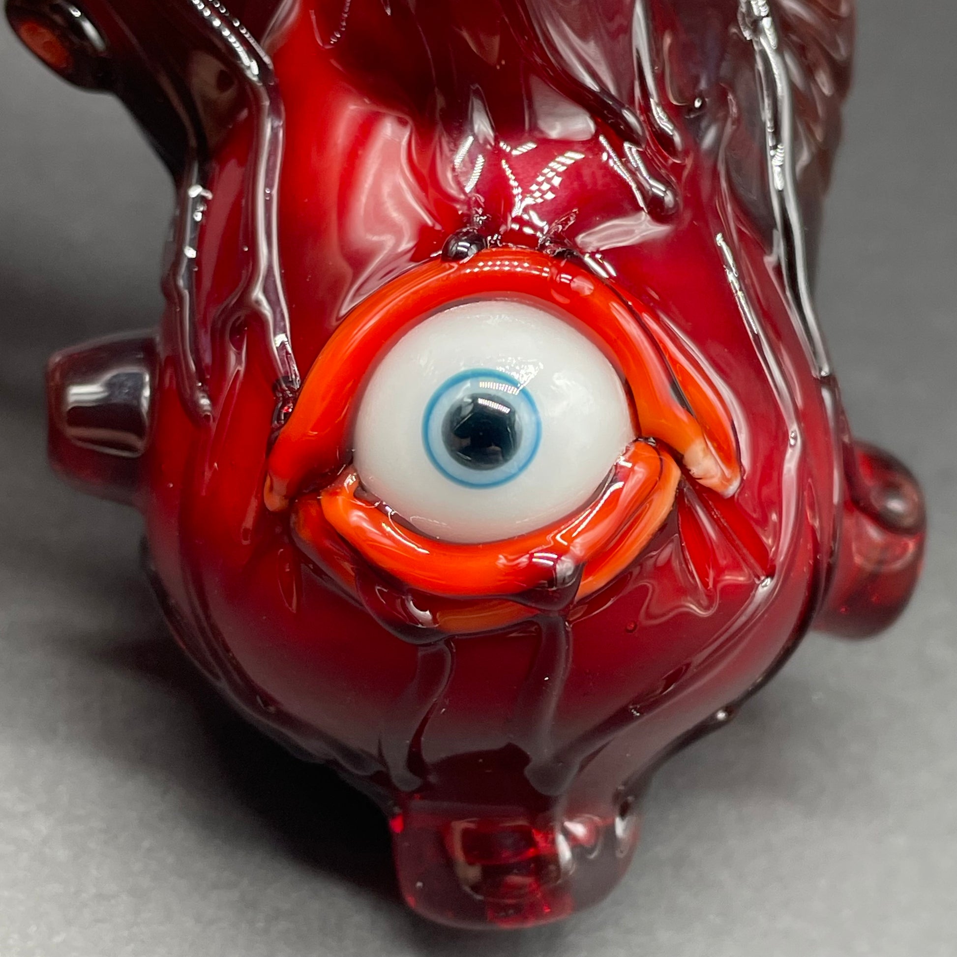 Hand-blown Anatomical heart spoon - Leviathan Glass original