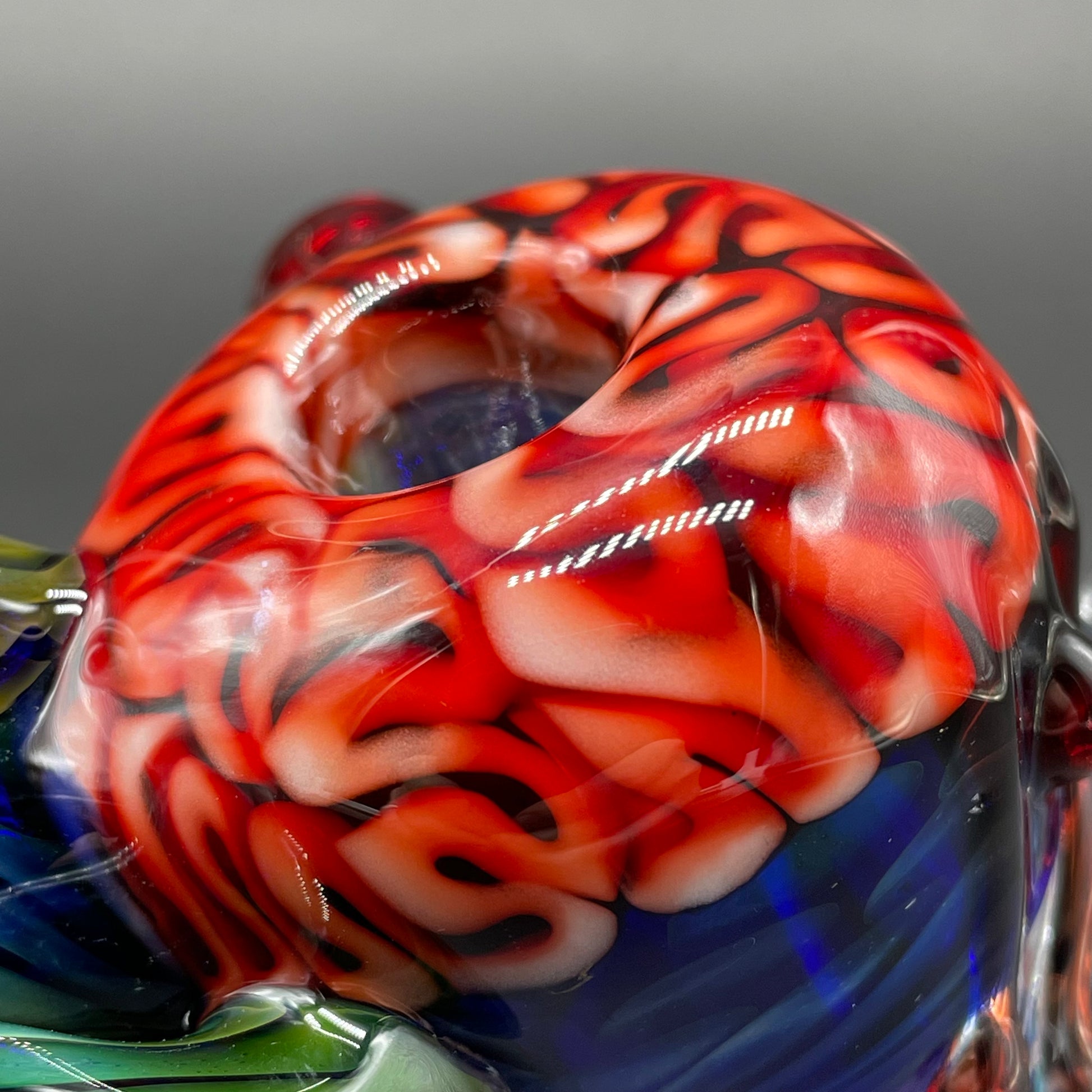 Premium Brain Bubbler - collectible glass art