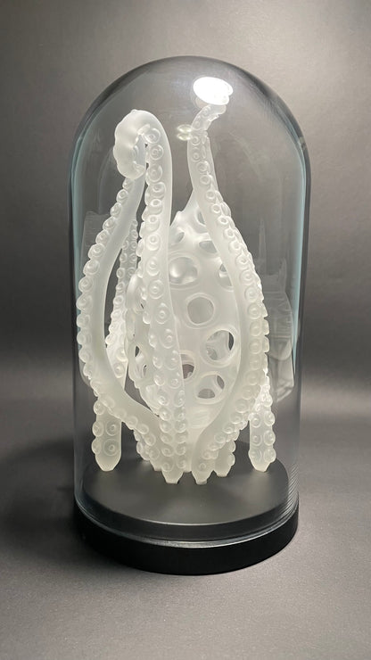 Amoeba Bell Dome 1 craftsmanship - artisan glass work