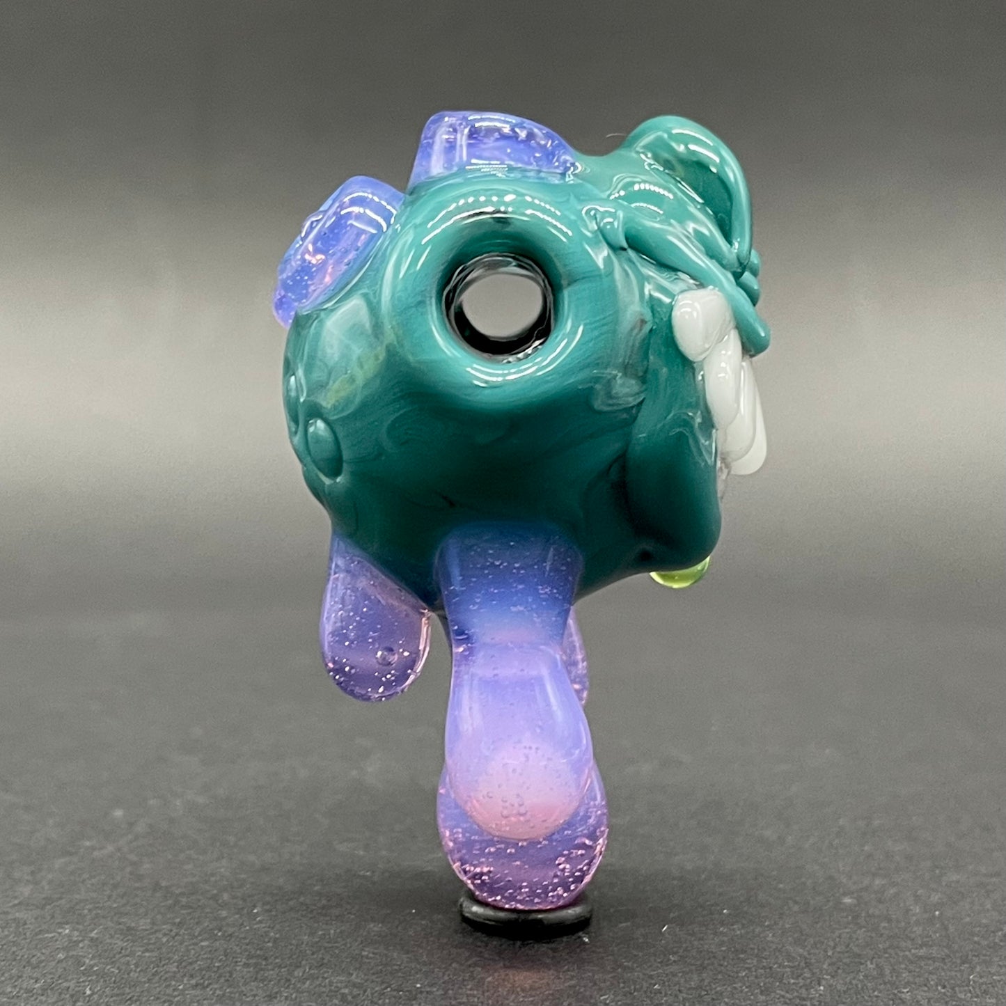 Dripping with sarcasm glass pendant