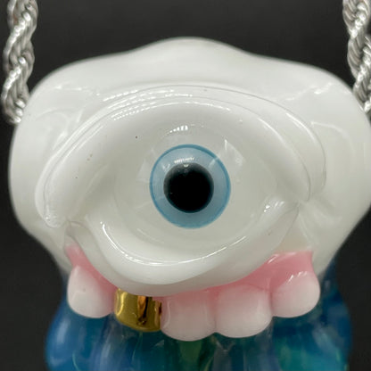 Eye of the storm glass pendant