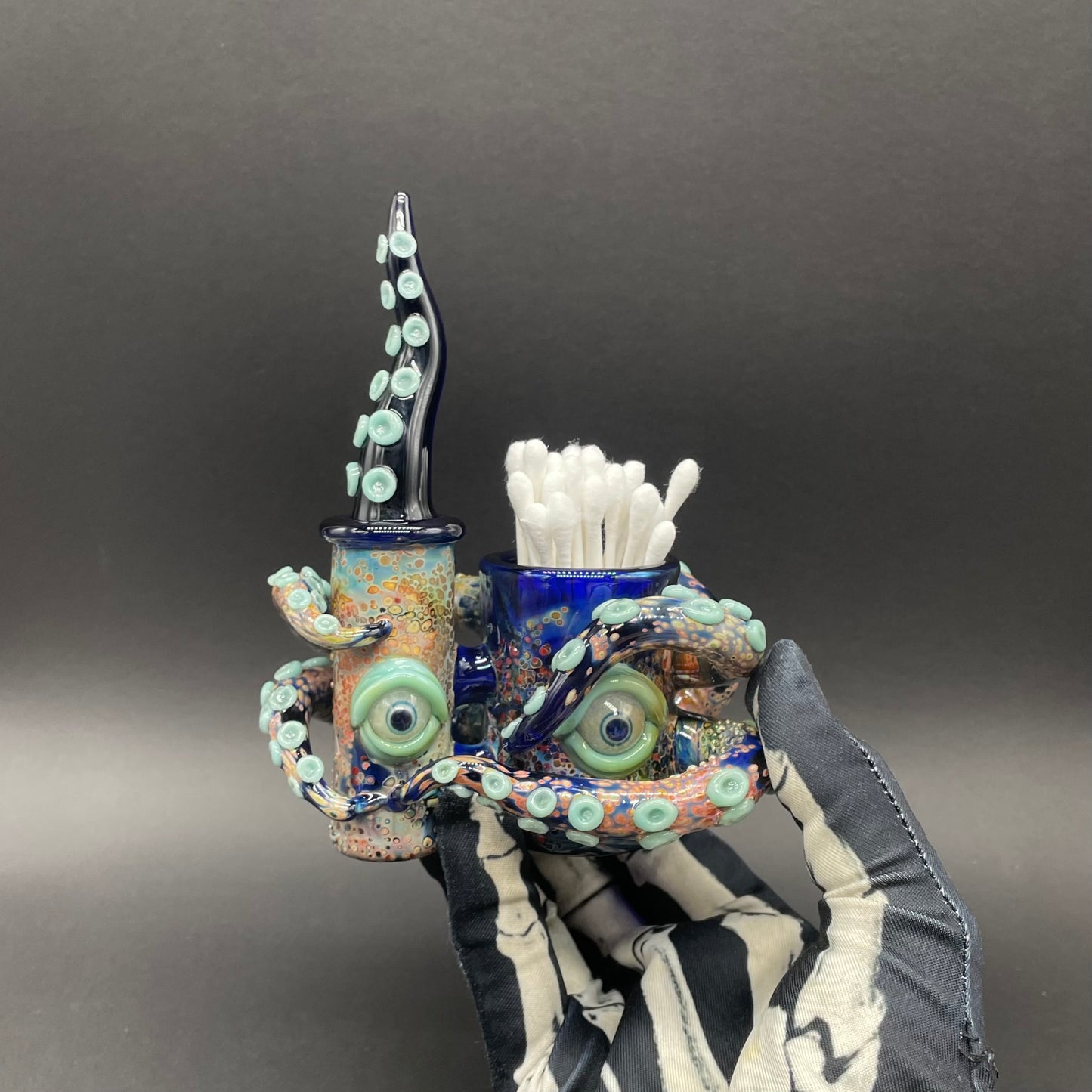 Hand-blown Leviathan dab station - Leviathan Glass original