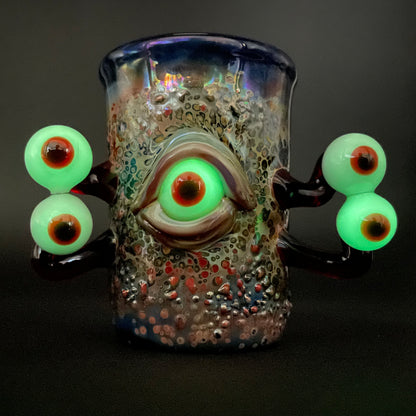 Leviathan Glass Eyestalker shot glass - hand-blown art