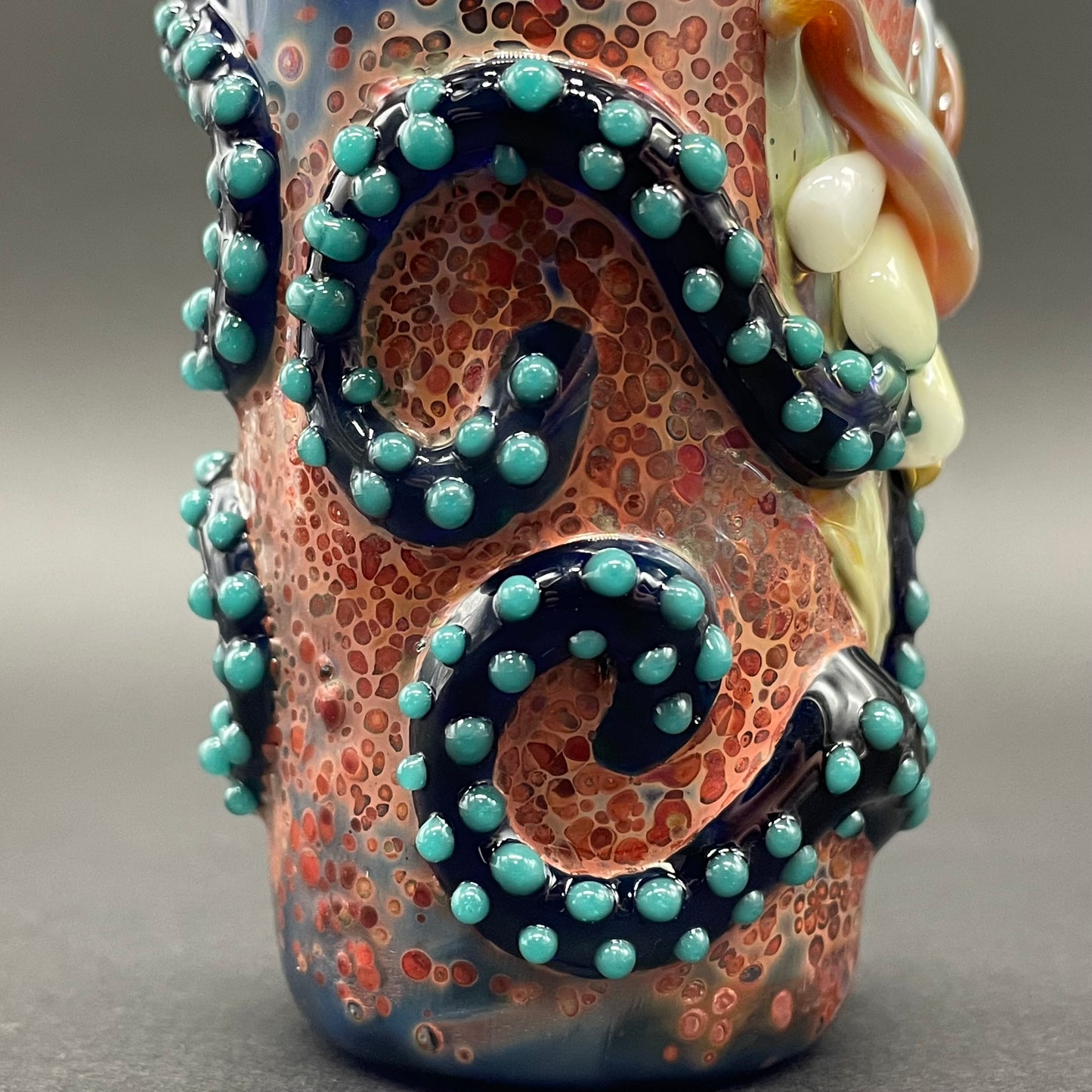 Hand-blown Sushi breath shot glass - Leviathan Glass original