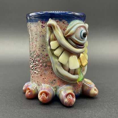 Artisan glass Twinkle toes shot glass - detailed craftsmanship