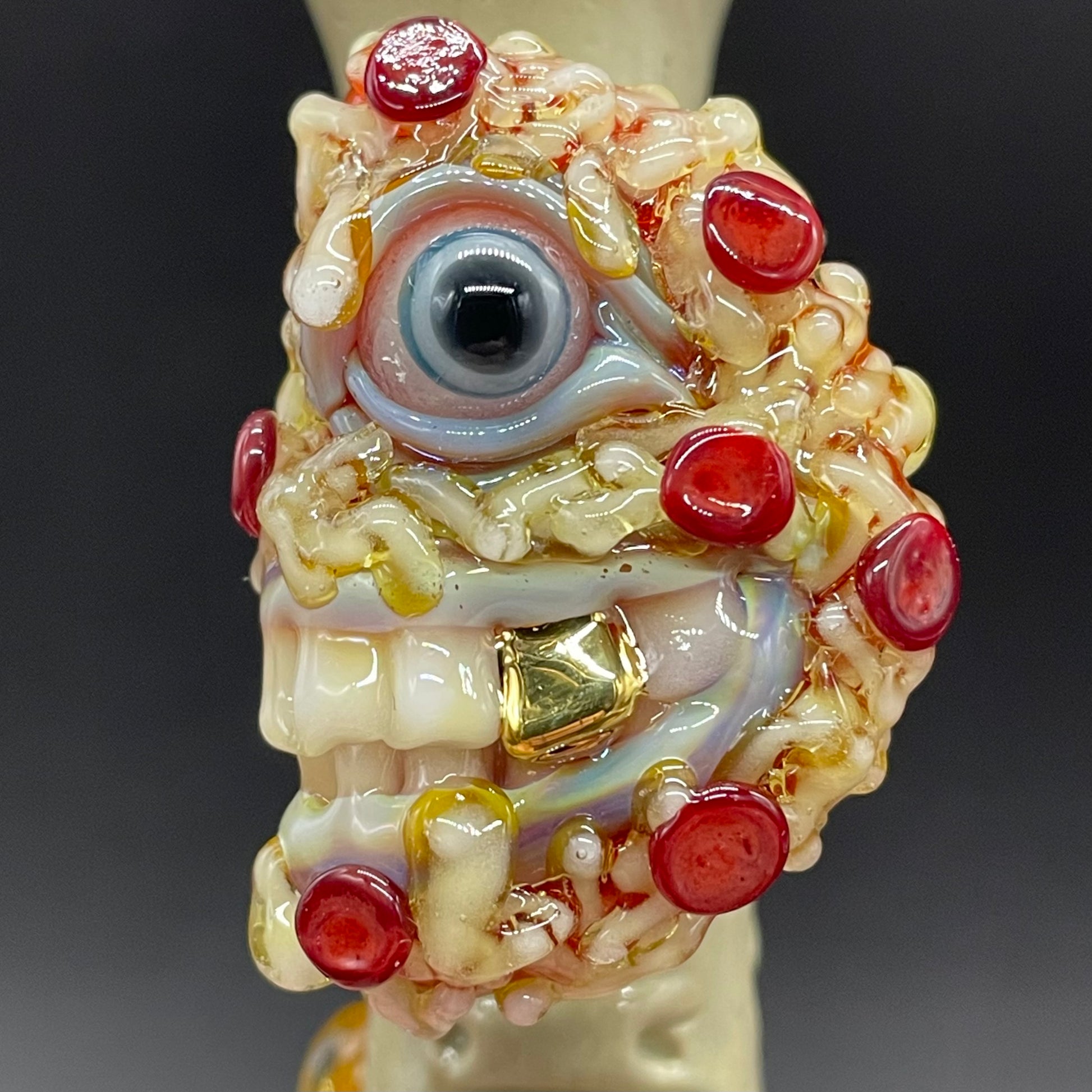 Leviathan Glass Pizza Is for Lovers – Matching Chillum Set - hand-blown art