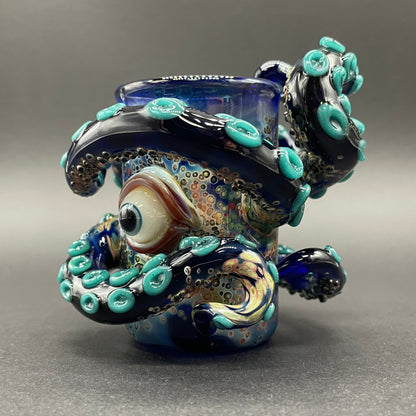 Leviathan wrapped tentacle shot glass craftsmanship - artisan glass work