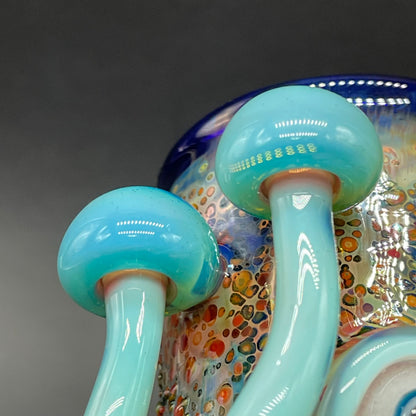 Leviathan Glass Marina mushroom shot glass - hand-blown art