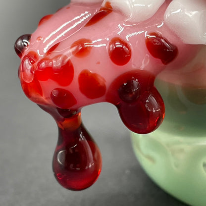 Premium Brain eater bubbler - collectible glass art