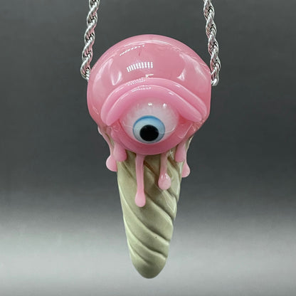 Eye scream cone pendant