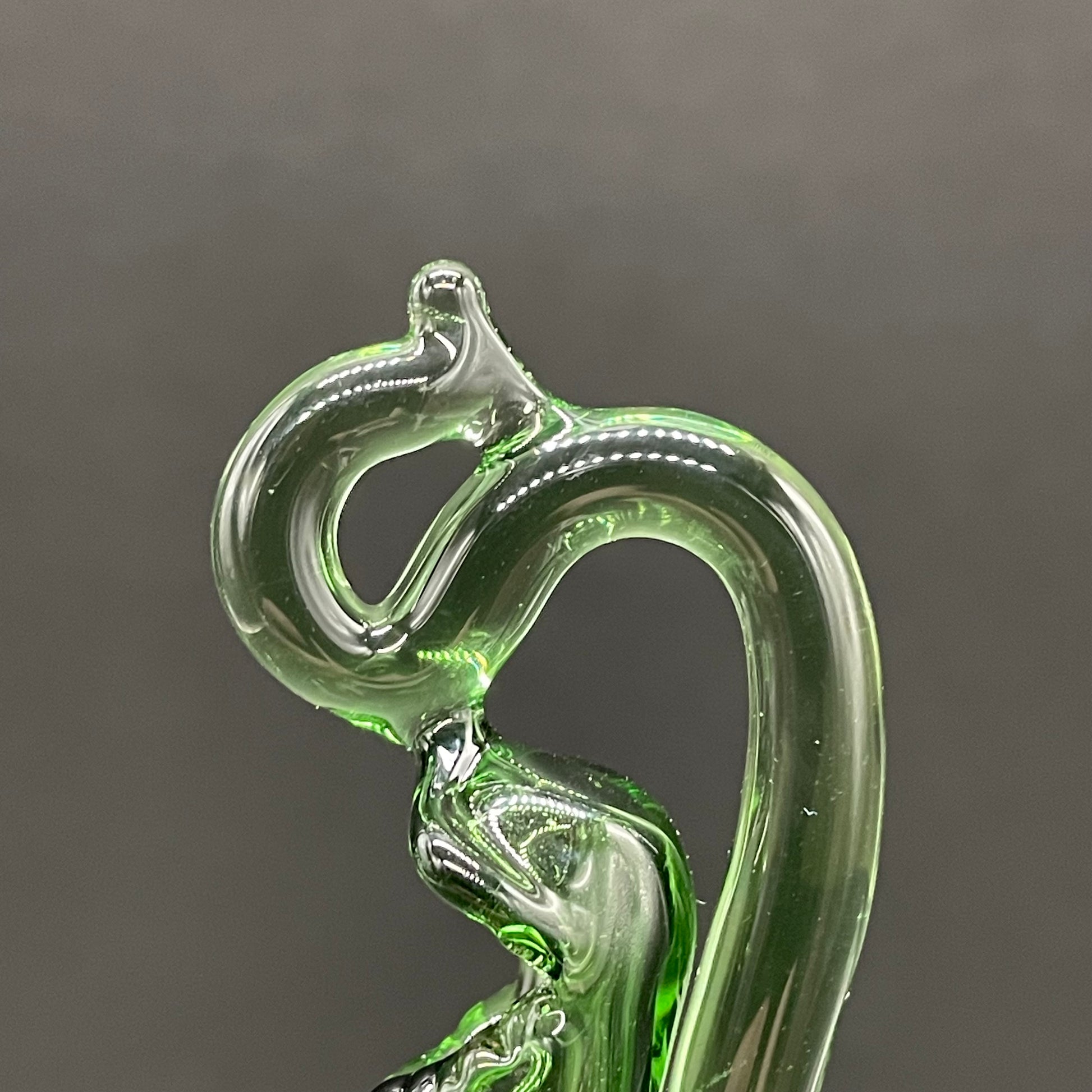 Hand-blown Pitcher plant pendant - Leviathan Glass original
