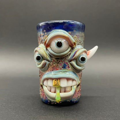 Triclops shot glass