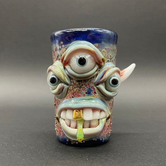 Triclops shot glass