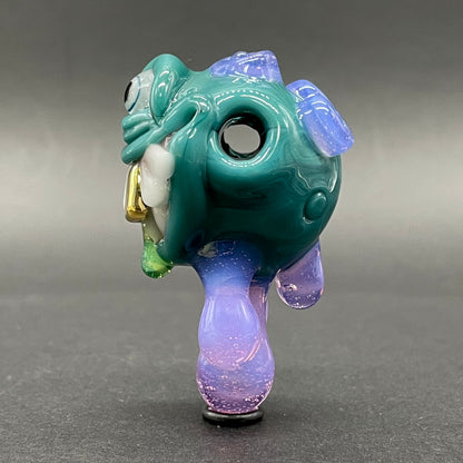 Dripping with sarcasm glass pendant