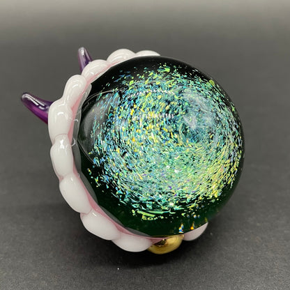 Leviathan Glass Hungry Dichroic marble - hand-blown art