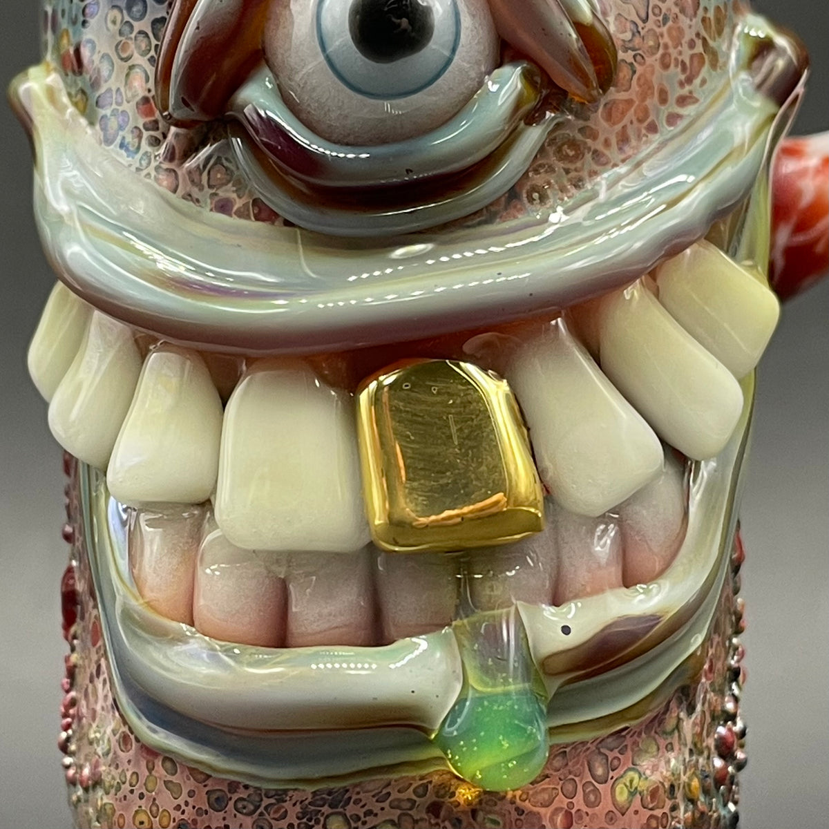 Smiley face shot glass