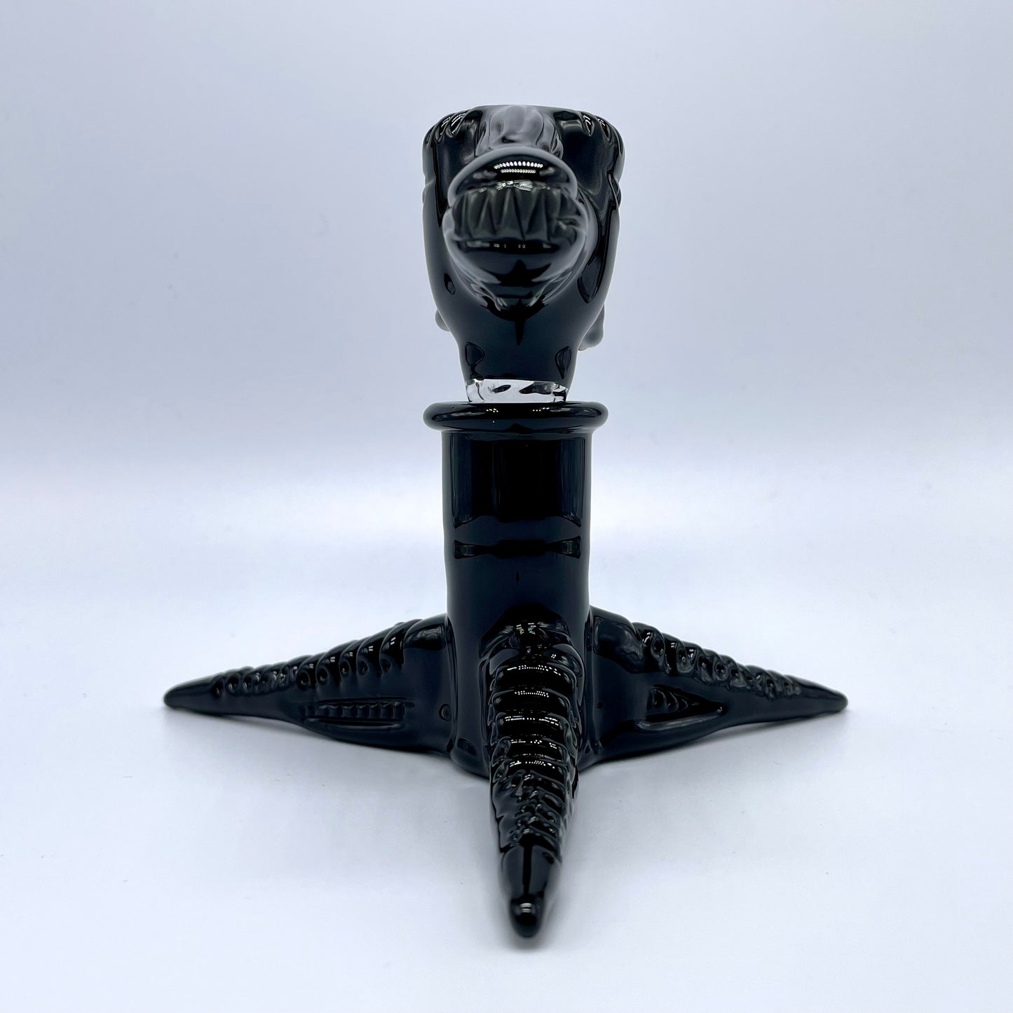 18mm xenomorph slide with stand craftsmanship - artisan glass work