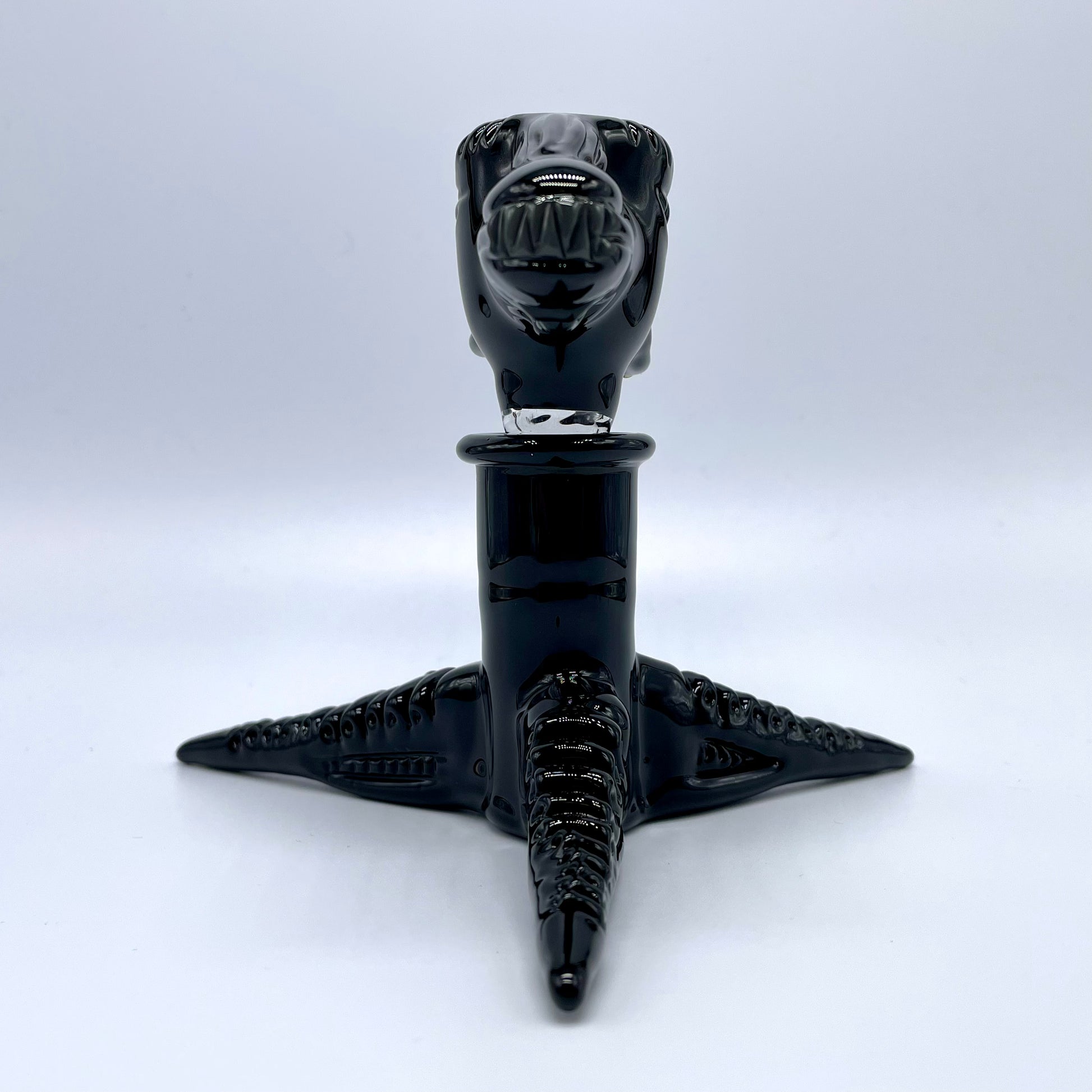 18mm xenomorph slide with stand craftsmanship - artisan glass work