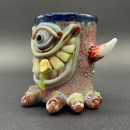 Twinkle toes shot glass by Leviathan Glass - artisan detail