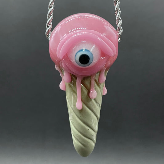Eye scream cone pendant