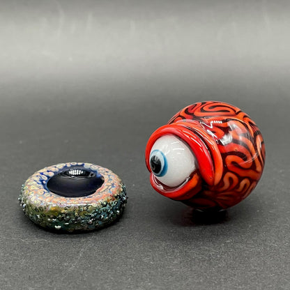 Brain marble and stand