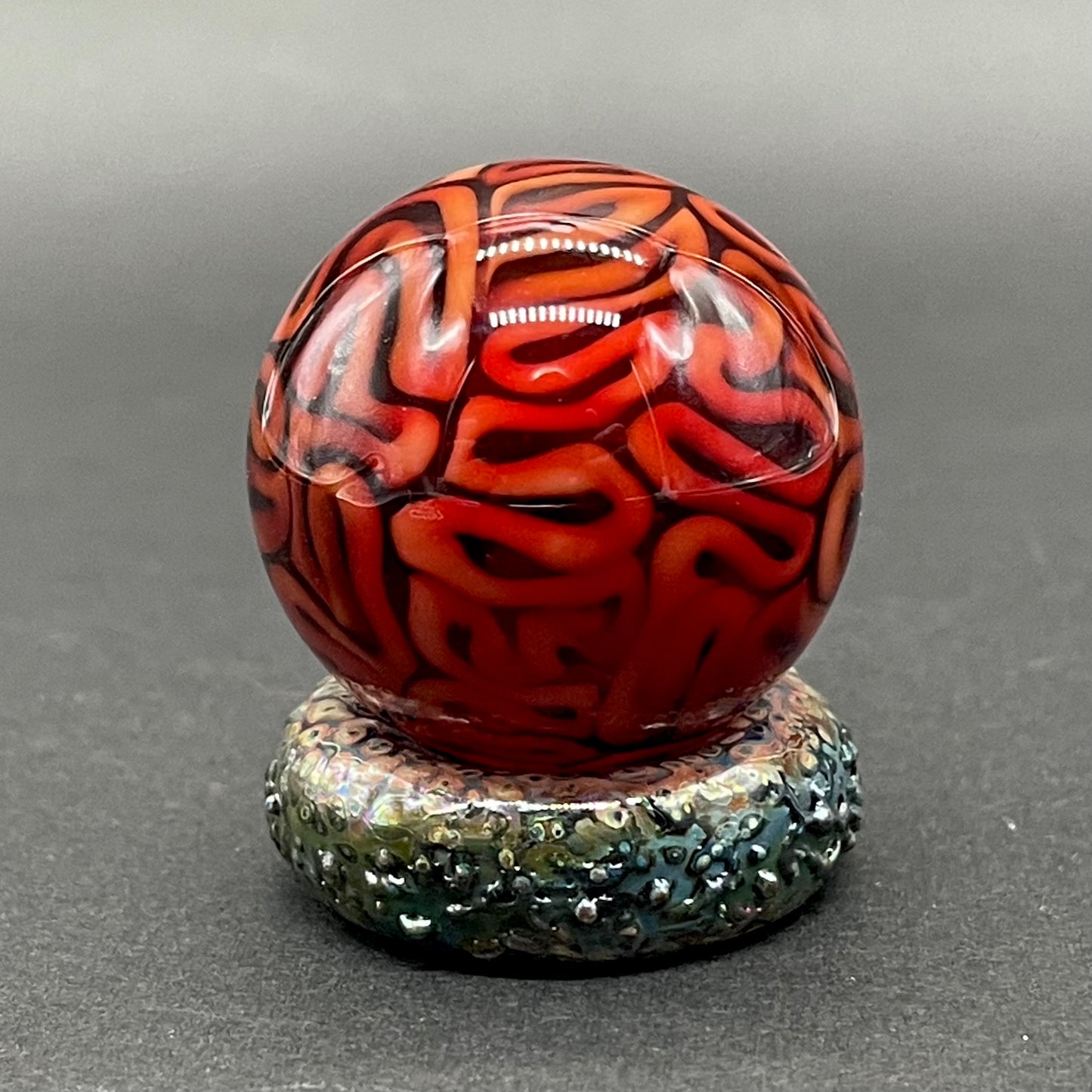 Brain marble and stand