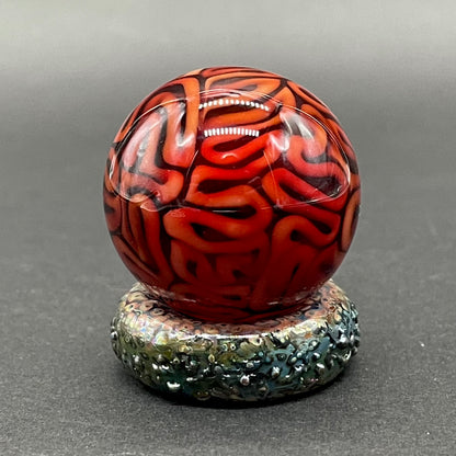Brain marble and stand