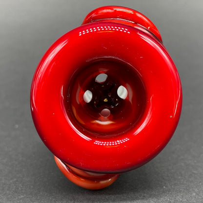 Hand-blown 18mm Cyclopean Santa slide - Leviathan Glass original