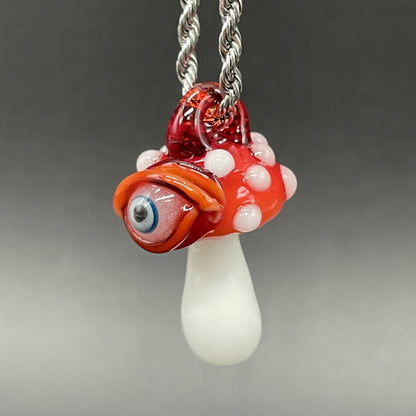 Cyclops mushroom pendant