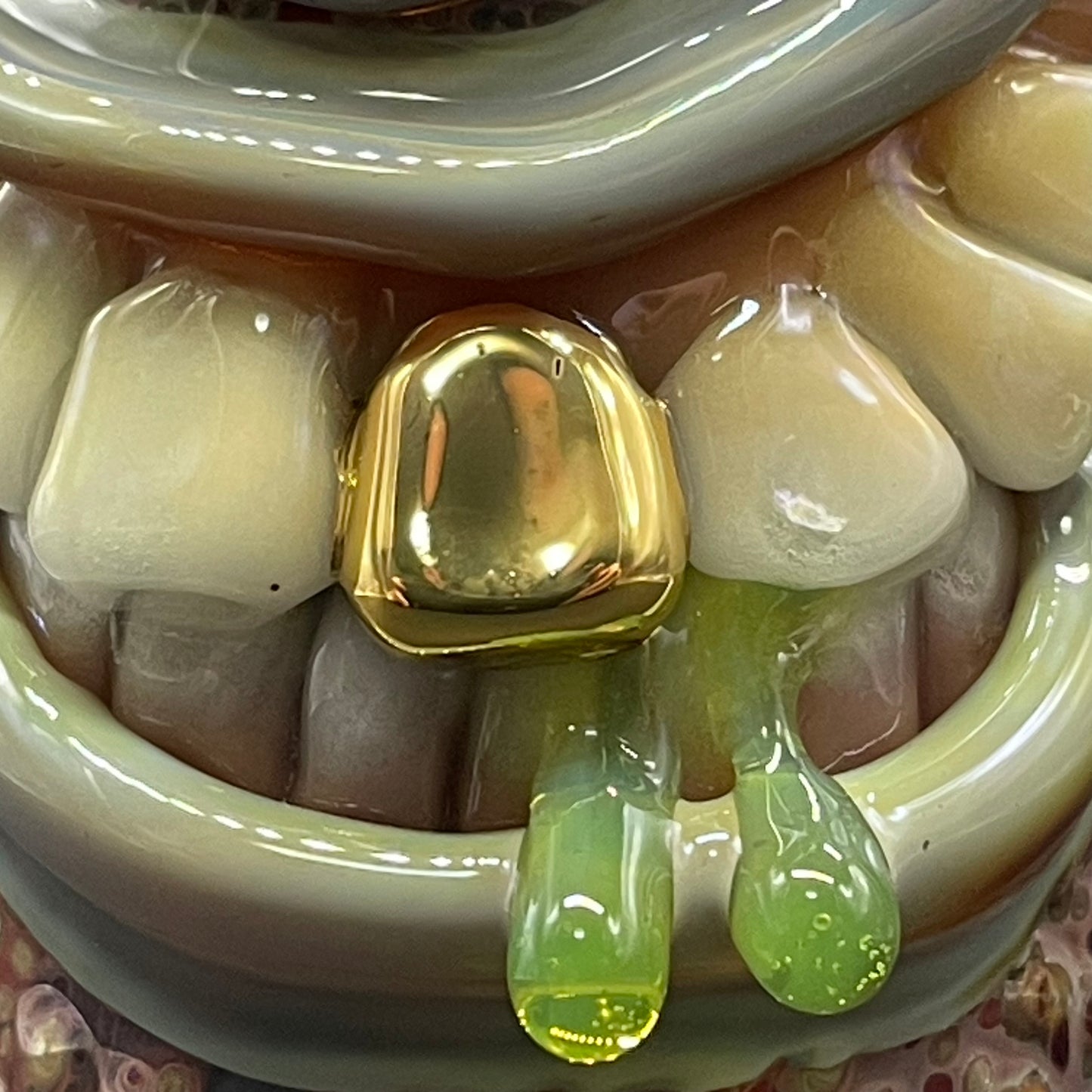 Smiley face shot glass