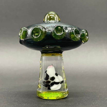 Alien abduction pendant (cow)