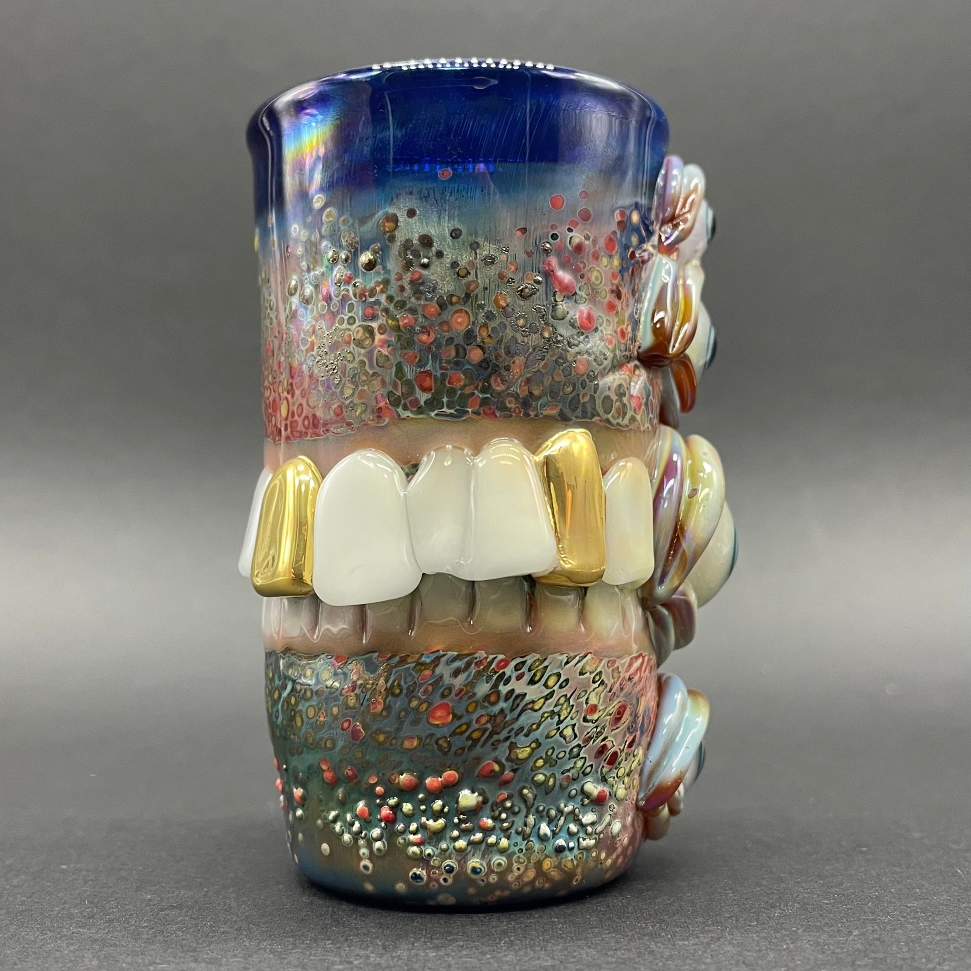 Leviathan Glass Too many teeth shot glass - hand-blown art
