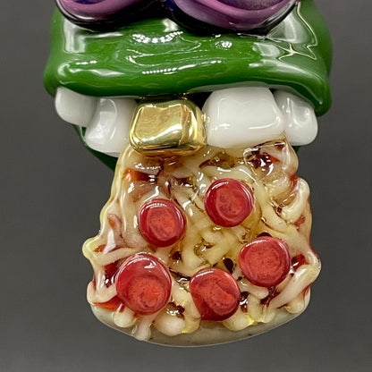 Leviathan Glass Glass Donatello ninja turtle pendant - hand-blown art