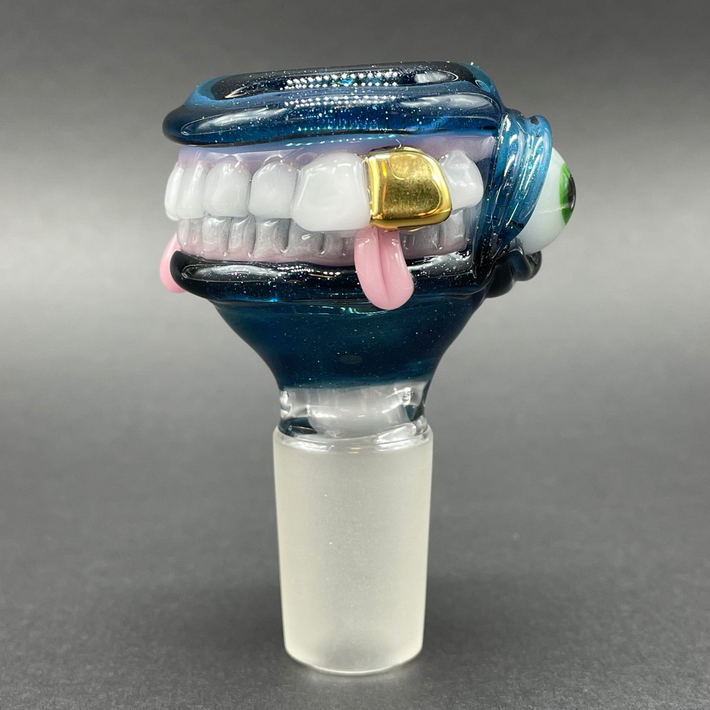 Leviathan Glass 18mm too many teeth slide - hand-blown art