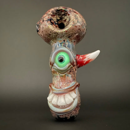 Hand-blown Frit Cyclops Spoon - Leviathan Glass original