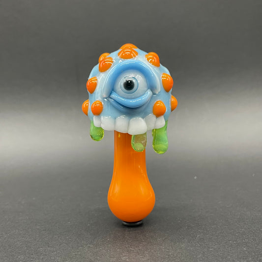 About last night glass mushroom pendant