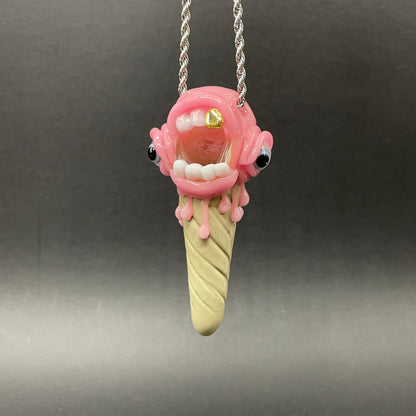 Ice scream cone pendant
