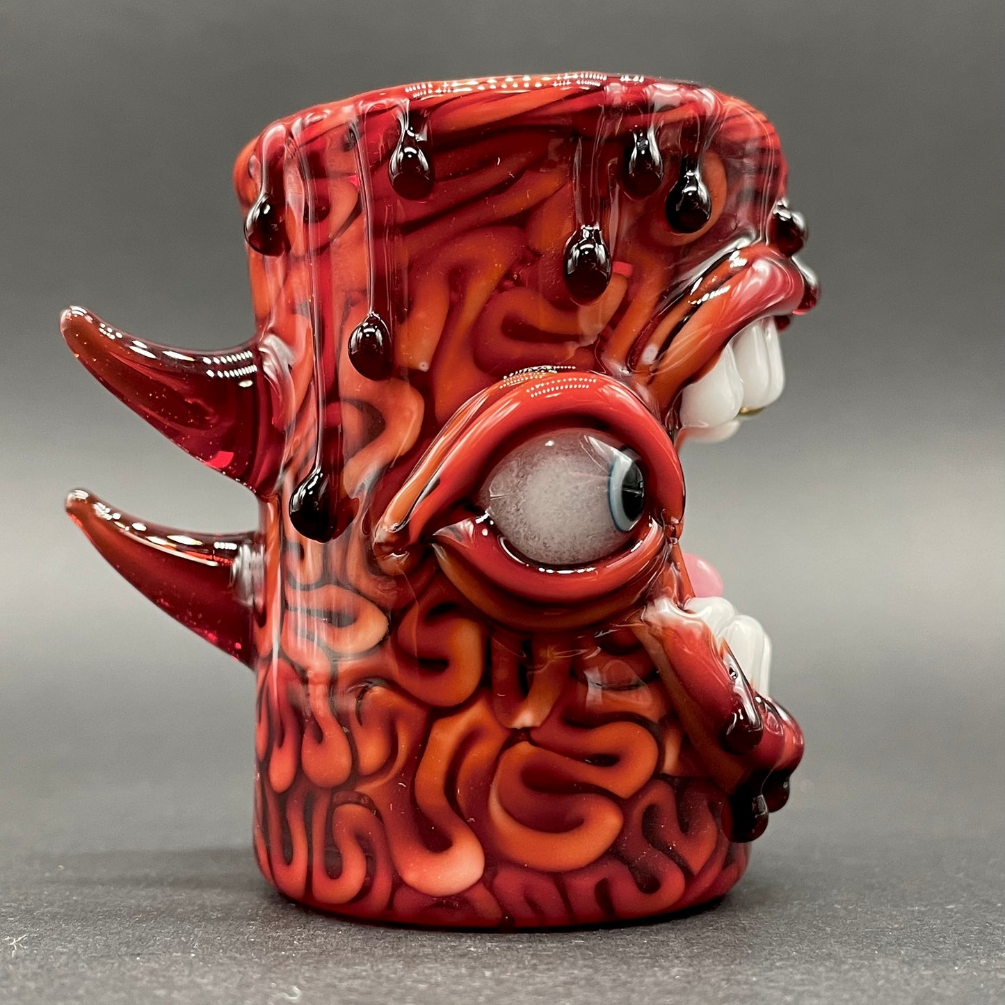 mind scrambler shot glass craftsmanship - artisan glass work