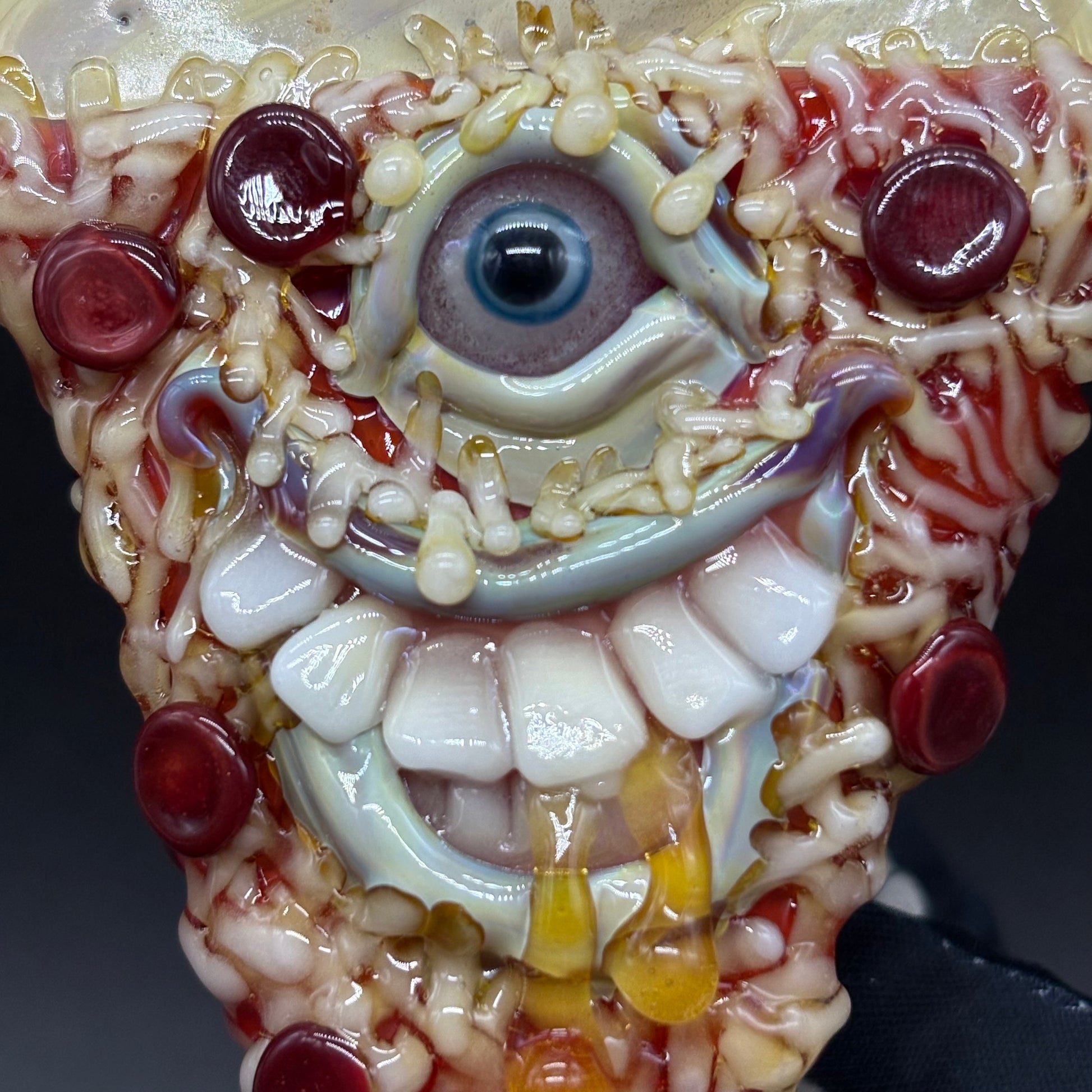 Pizza ash catcher 14mm 45° craftsmanship - artisan glass work