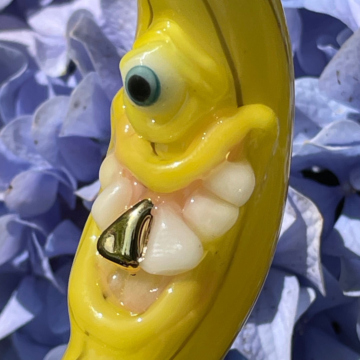 Leviathan Glass Banana pendant - hand-blown art