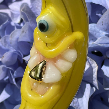 Leviathan Glass Banana pendant - hand-blown art